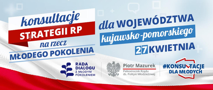 Zapisz się na konsultacje strategii dla młodzieży w woj. kujawsko-pomorskim!