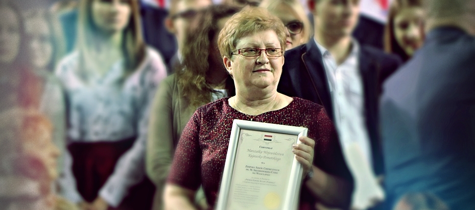 31 sierpnia tego roku Dyrektor ZSCH Krystyna Młotkowska odeszła na emeryturę