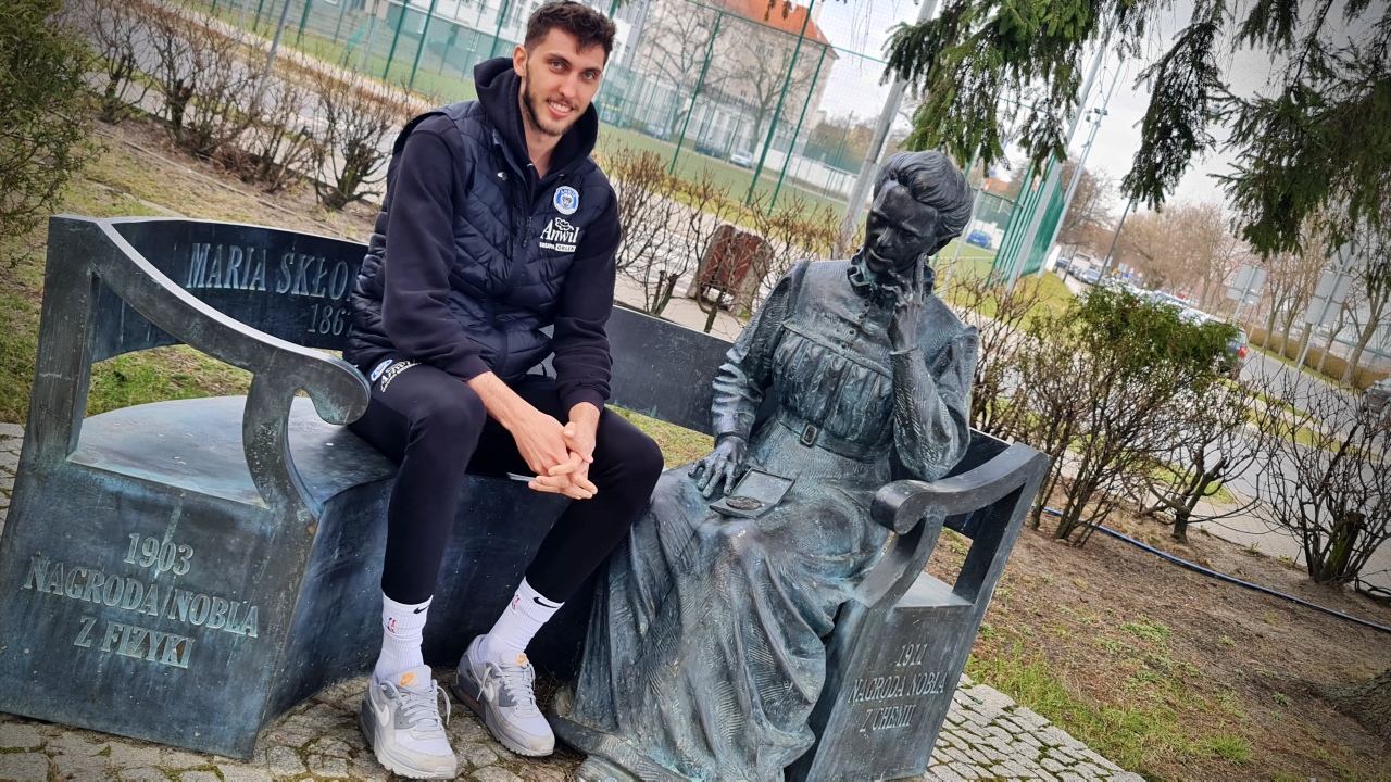 Luke Petrasek (ANWIL Włocławek) gościem naszej szkoły