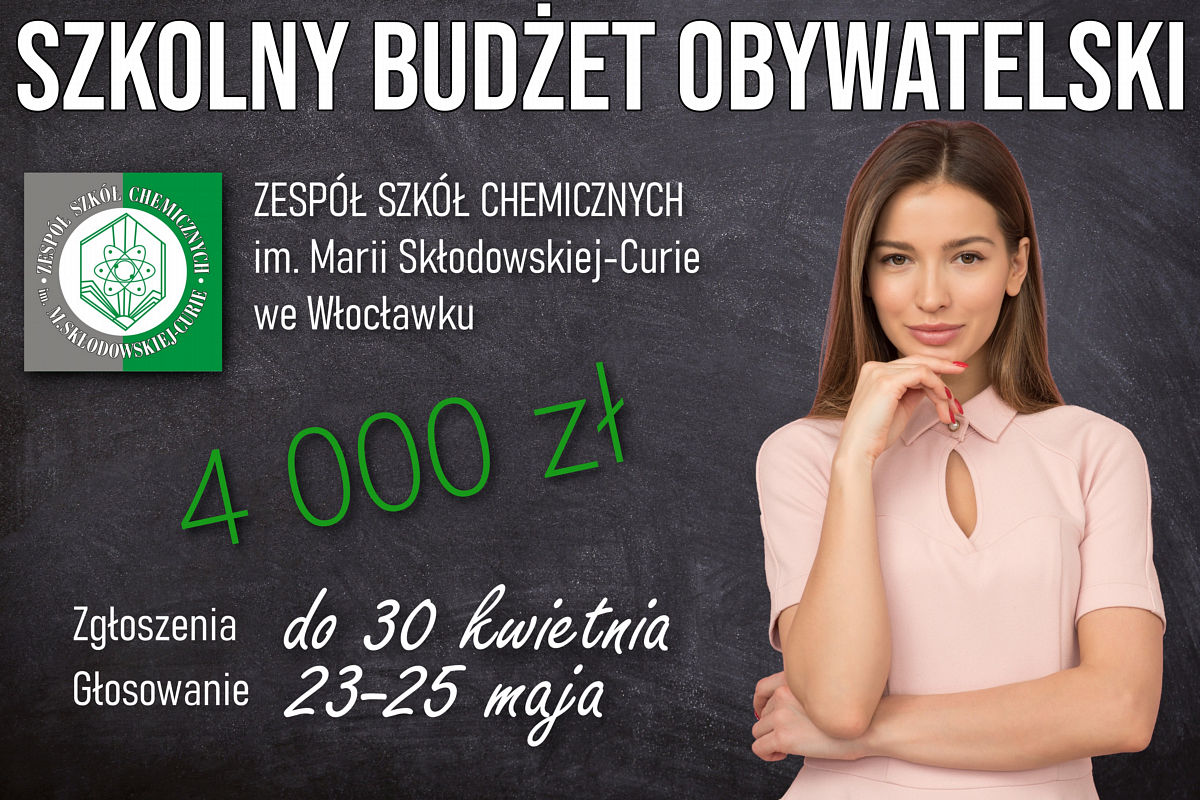 Ruszył Szkolny Budżet Obywatelski. 4000 tys. zł. Czekamy na Wasze propozycje!