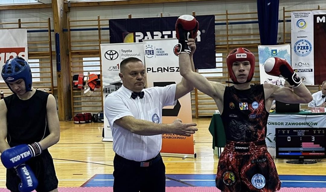 Maciej Konarzewski Mistrzem Polski Juniorów w Kickboxingu