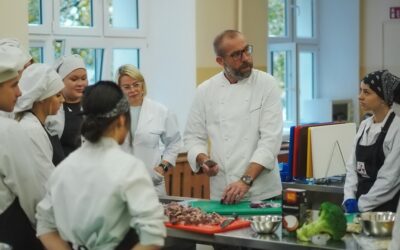 Kujawsko-pomorska gęsina w Chemiku – kulinarne warsztaty z Arturem Morozem