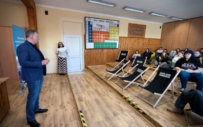 Spotkanie z firmą Solvay w Zespole Szkół Chemicznych we Włocławku