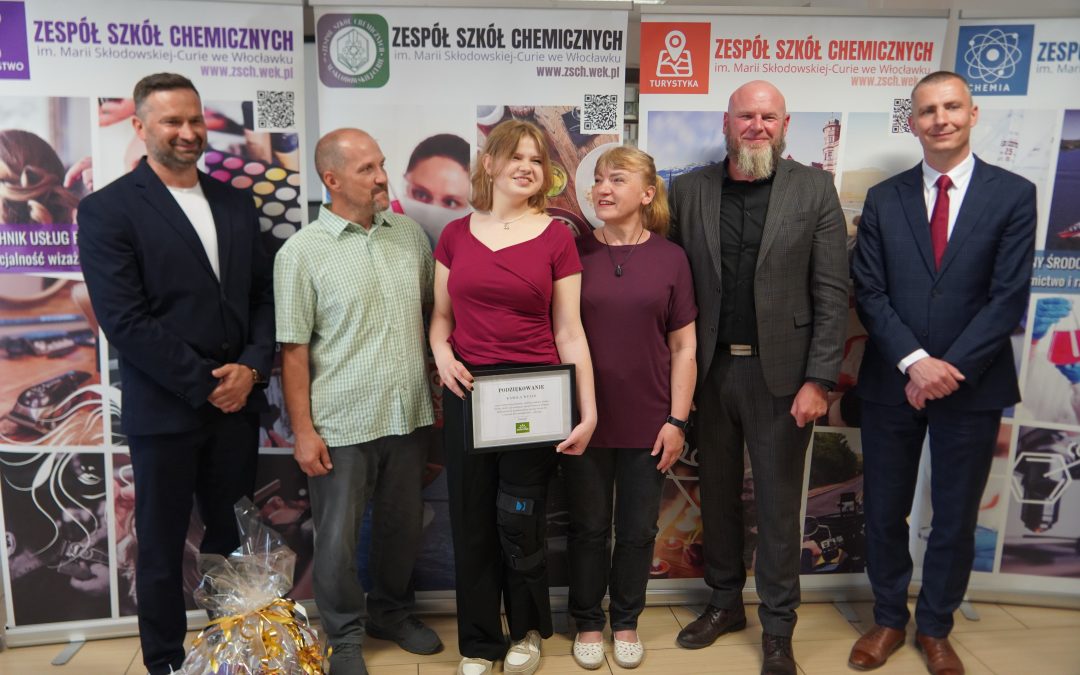 Kamila Weyer bohaterką Włocławka. Uczennica ZSCH uratowała życie człowiekowi