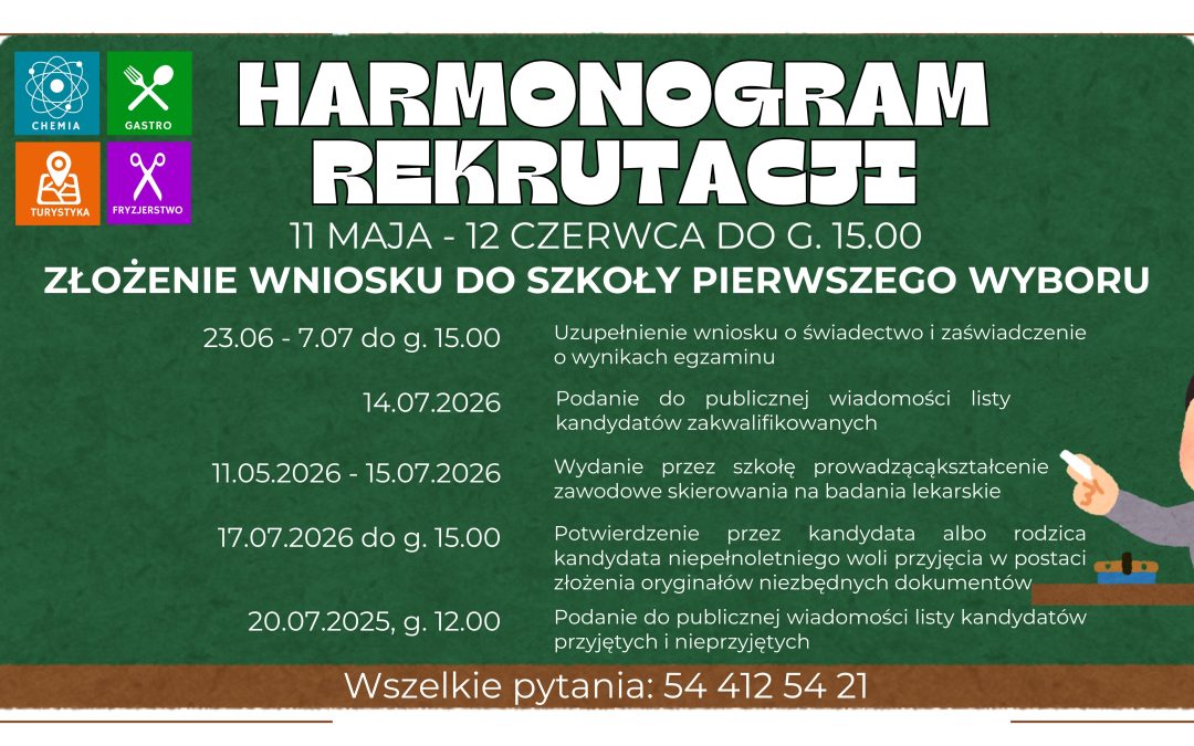 Harmonogram rekrutacji