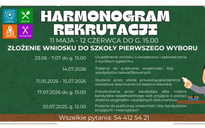 Harmonogram rekrutacji