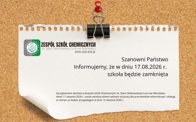 17 sierpnia – szkoła nieczynna