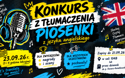 Konkurs tłumaczenia piosenki z języka angielskiego